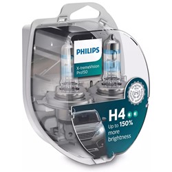 Żarówki Philips H4 X-treme Vision Pro150 150% 12V 60/55W duo box 2szt/kpl