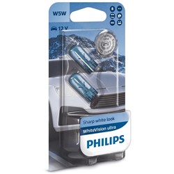 Żarówki Philips White Vision W5W 12V 5W W2,1x9,5d 2szt/kpl
