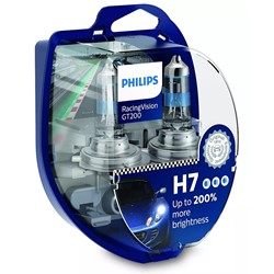 Żarówki Philips H7 Racing Vision GT200 +200% duo box 2szt/kpl
