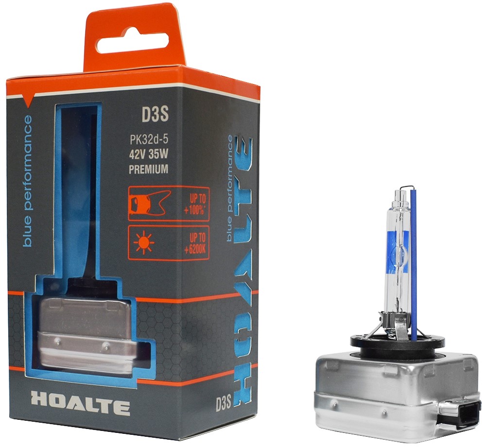 Żarnik / żarówka xenon Hoalte Blue Performance D3S 6200K 35W 42V PK32d-5 1szt