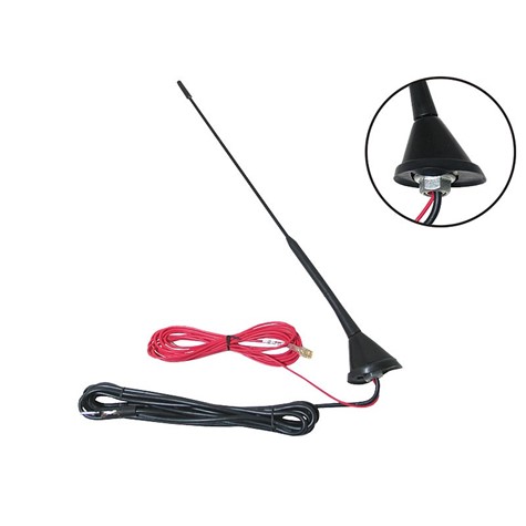 Antena samochodowa ze wzmacniaczem – 41cm typ VW, Skoda, Audi