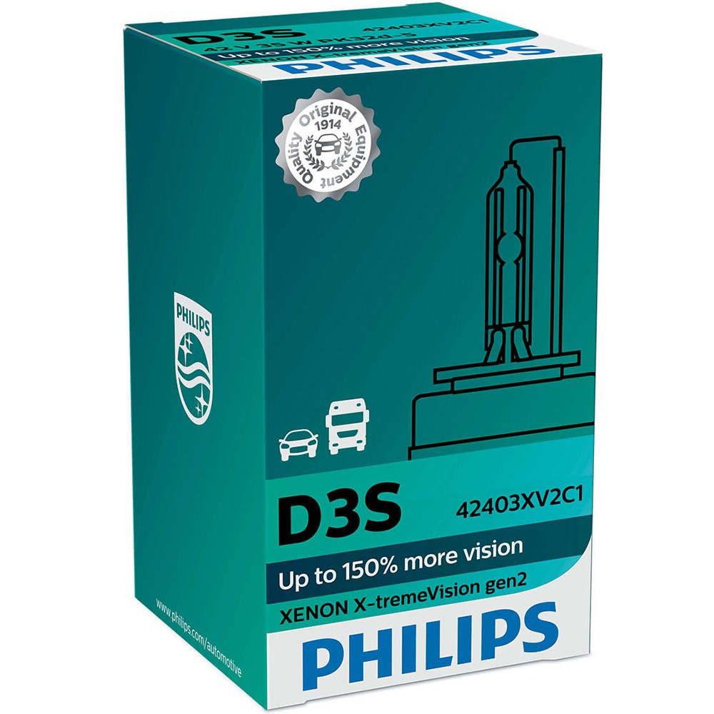 Żarnik / żarówka xenon Philips D3S Xtreme Vision 4800K 35W 42V PK32d-5 1szt