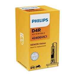 Żarnik / żarówka xenon Philips D4R Vision 4400K 35W 42V P32d-6 1szt