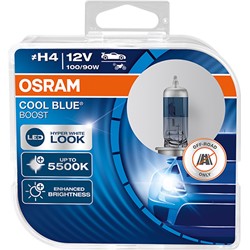 Żarówki Osram Cool Blue Boost 5000K H4 12V 100/90W P43t duo box (2szt.)