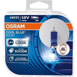 Żarówki Osram Cool Blue Boost 5500K H11 12V 55W PGJ19-2 duo box (2szt.)