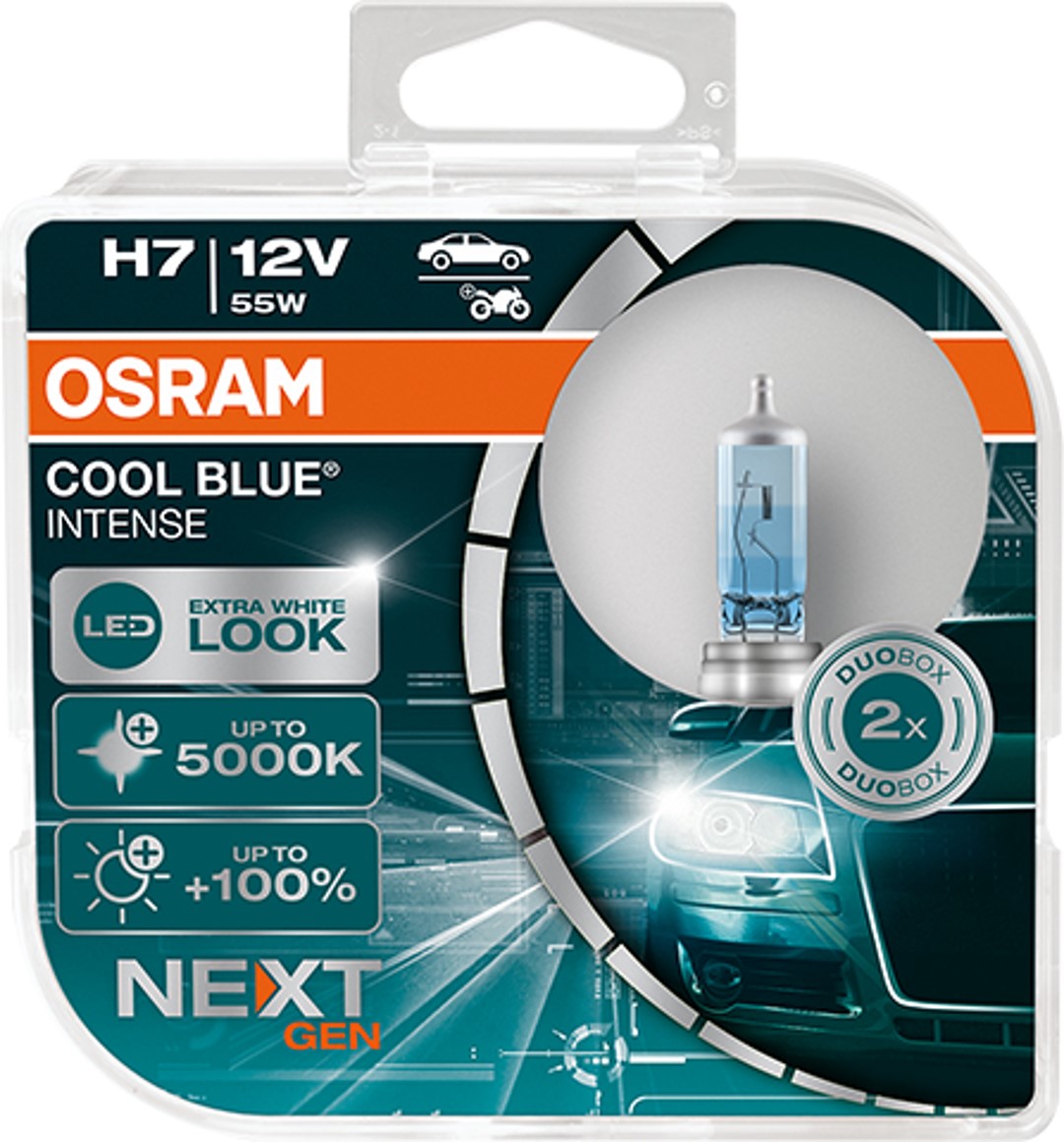 Żarówki H7 Osram Cool Blue Intense Next Gen duo box (2szt.)