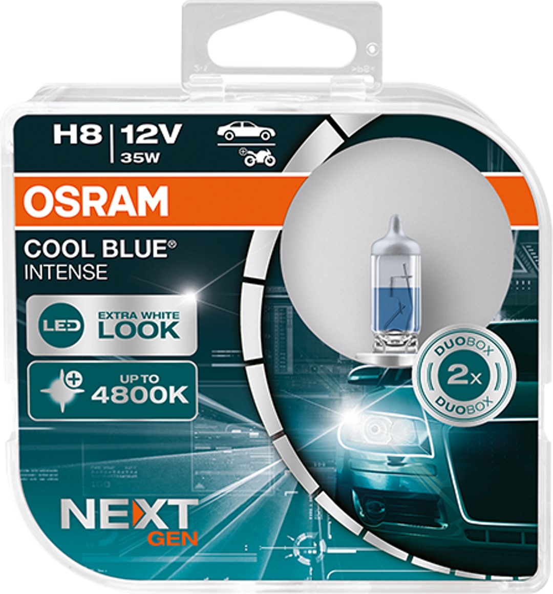 Żarówki H8 Osram Cool Blue Intense Next Gen duo box (2szt.)