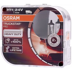Żarówki H11 Osram Truckstar 70W 24V duo box (2szt.)