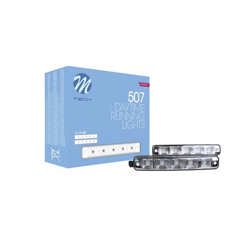 Światła do jazdy dziennej z automatem 5 Led 12V